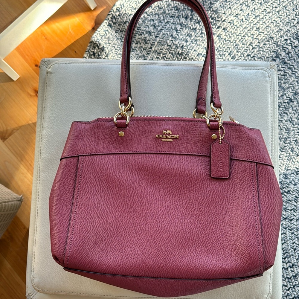 COACH Beautiful lipstick rose purse- brand new pristine condition. Never worn
